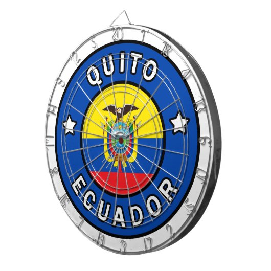 Quito Ecuador Dartbord (Voorkant Rechts)