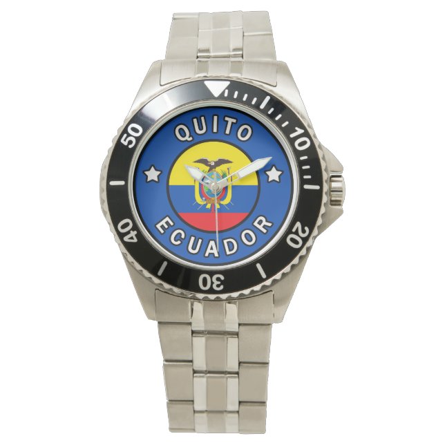 Quito Ecuador Horloge (Voorkant)