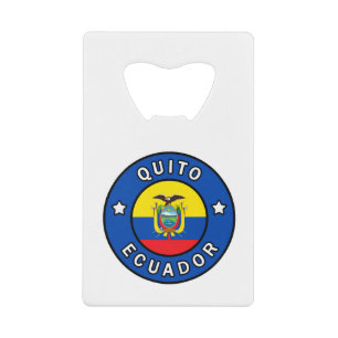 Quito Ecuador Kredietkaart Flessenopener