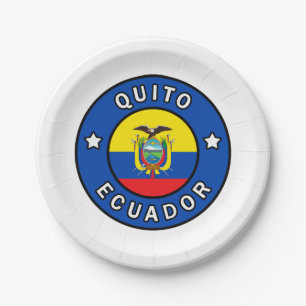 Quito Ecuador Papieren Bordje