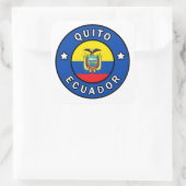 Quito Ecuador Vierkante Sticker (Tas)