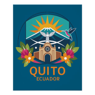 Quito Ecuador Zuid-Amerika Perfect Poster