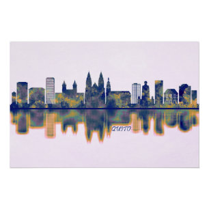 Quito Skyline Perfect Poster