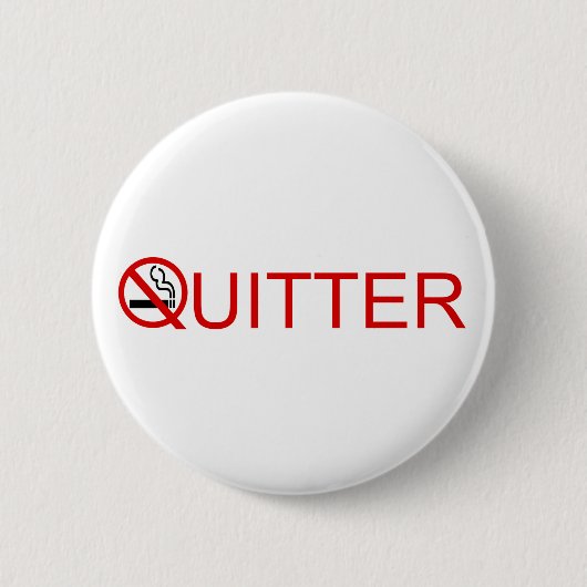 Quitter-Button Ronde Button 5,7 Cm (Voorkant)
