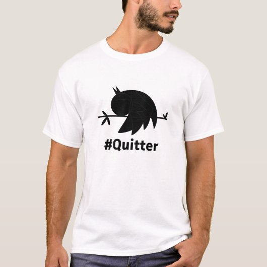 Quitter.com T-shirt (Voorkant)