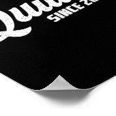 Quitter Since 2024 Non-smoker Quit Smoking  Poster (Hoek)