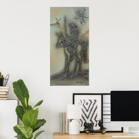 Quixote I Poster (Thuiskantoor)