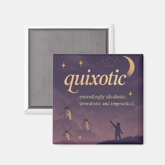 Quixotic Magneet (Voorkant / Achterkant)