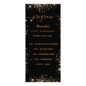 Quiz du programme d'anniversaire en or noir partie (Devant)