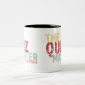 Quiz Master Mug à café à deux tons (Centre)