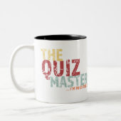Quiz Master Two-Tone Coffee-Mok Tweekleurige Koffiemok (Links)