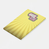 Quiz Night Trivia Party Post-it® Notes (Schuin)