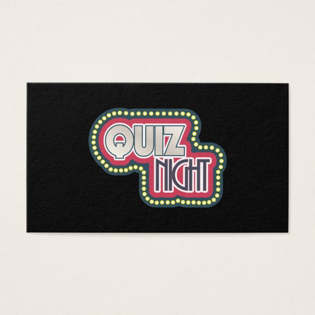 Quiz Soirée (Devant)