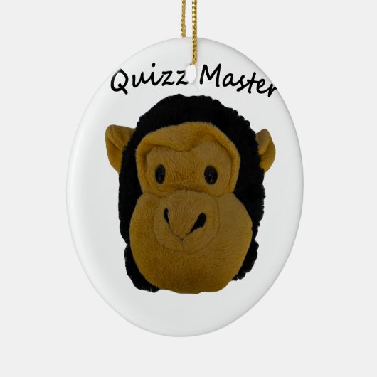 Quizz Master Keramisch Ornament (Rechts)