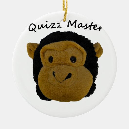Quizz Master Keramisch Ornament (Voorkant)