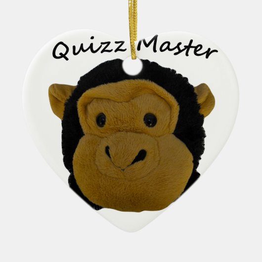 Quizz Master Keramisch Ornament (Voorkant)