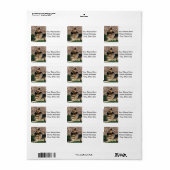 Quizzical German Shepherd Etiket (Full Sheet)