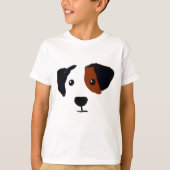Quizzical Happy Dog T-shirt (Voorkant)