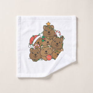 Qukka Christmas Tree Funny Animal Christmas