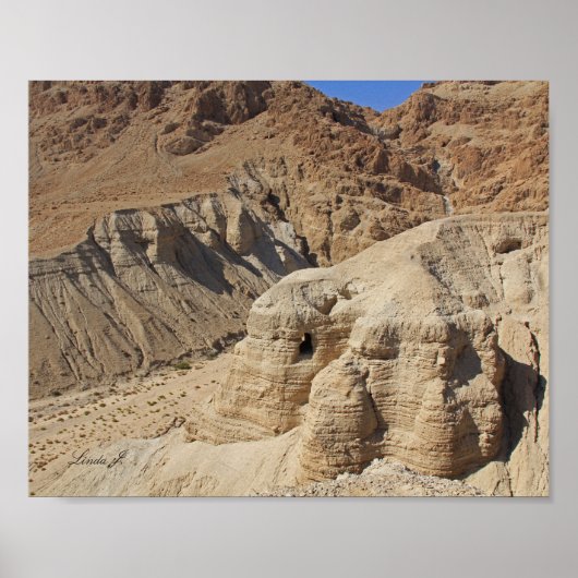 Qumran Cave Israel Canvas Print (Voorkant)