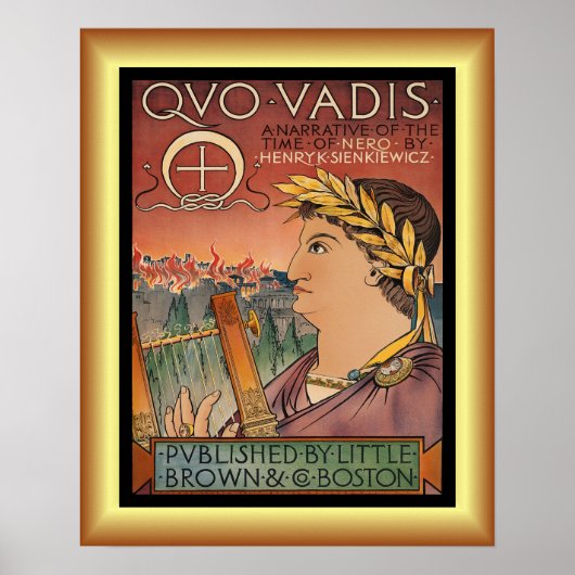 Quo Vadis, Nero, Rome, Henry Sienkiewicz ~ Poster (Voorkant)