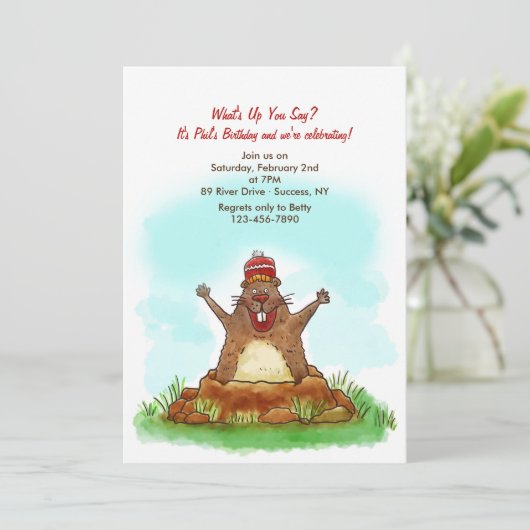 Quoi de neuf ? Invitation (Debout devant)