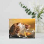 Quoi Pour Le Dîner ? Carte postale (Debout devant)