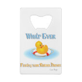 Quoi qu'il Flotte votre Duckie en caoutchouc (Dos)