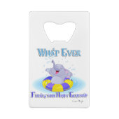 Quoi qu'il flotte votre éléphant heureux (Dos)