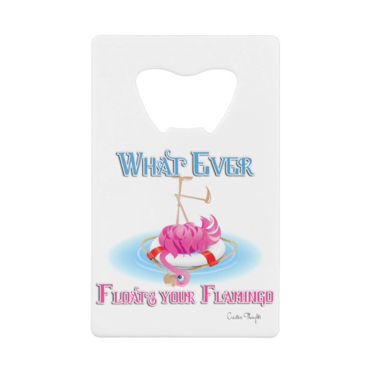 Quoi qu'il flotte votre Flamant rose (Devant)