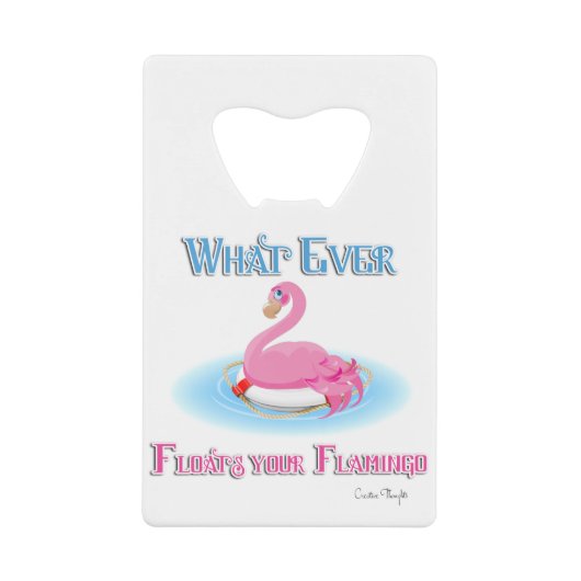 Quoi qu'il flotte votre Flamant rose 2 (Devant)