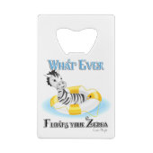 Quoi qu'il flotte votre Zebra 4 (Dos)