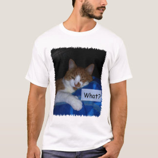 Quoi ? T-shirt Humour chat