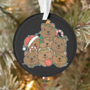 Quokka Christmas Tree Drôle animal Noël Ornam