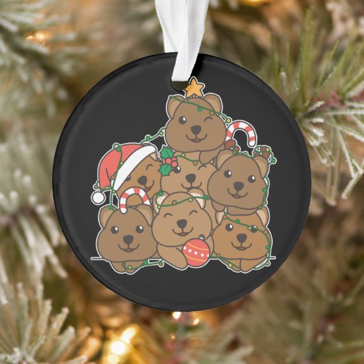 Quokka Christmas Tree Drôle animal Noël Ornam (Arbre)