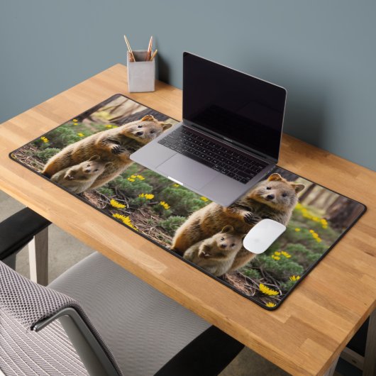 Quokka De Maman Et De Bébé, Mat De Bureau (Bureau 2)