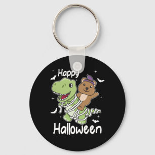 Quokka Happy Halloween T-rex Mummy Costume Sleutelhanger