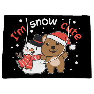 Quokka Ik ben Sneeuwpop Sneeuwpop Gun Grote Gift B Groot Cadeauzakje