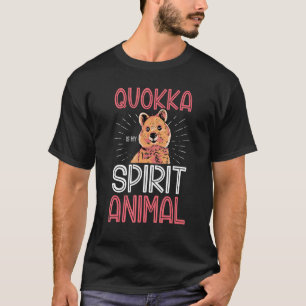 Quokka Is Mijn Geest Dier Australië Wombat Buideld T-shirt