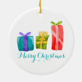 Quokka Kerst Keramisch Ornament (Achterkant)