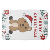 Quokka kerstwinter badmat (Voorkant)