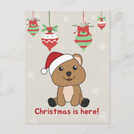 Quokka kerstwinterdieren Quokkas Holid Feestdagenkaart