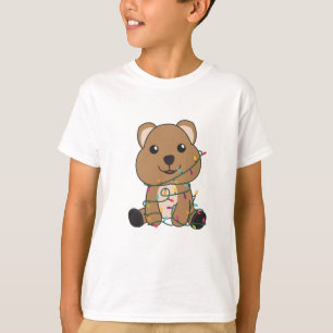 Quokka kerstwinterdieren t-shirt