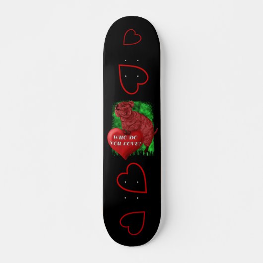 Quokka Love Skateboard (Devant)