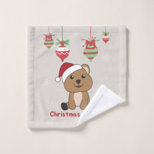 Quokka Noël Neige Animaux d'hiver Quokkas Laver