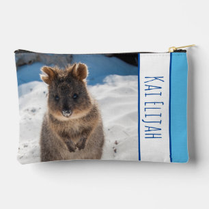 Quokka op het strand Australië Blauwe jongens Pers Etui