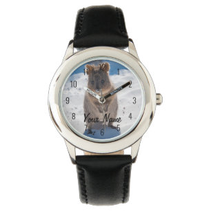 Quokka op het strand Australië, Koel Kinder kinder Horloge
