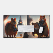 Quokka Soldaten, Computer Desk Mat (Keyboard & Muis)