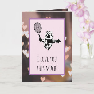 Quokka Tennis Love Kaart