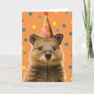 Quokka verjaardagsfeest Wenskaart Bedankkaart
